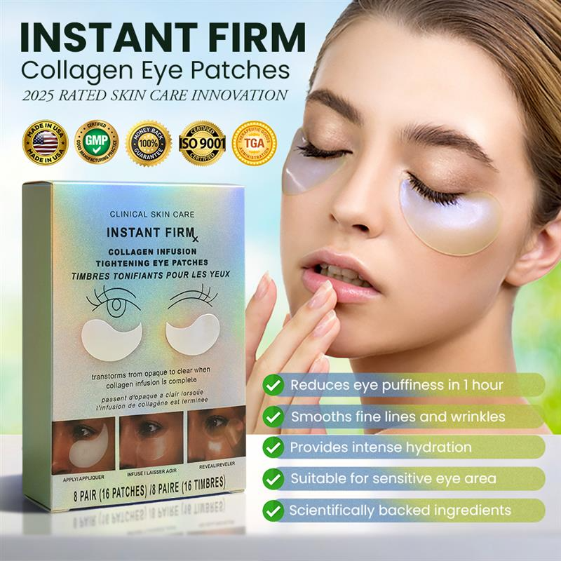 Instant Firm Collagen Eye Patches 🏆 2025 RATED SKIN CARE INNOVATION