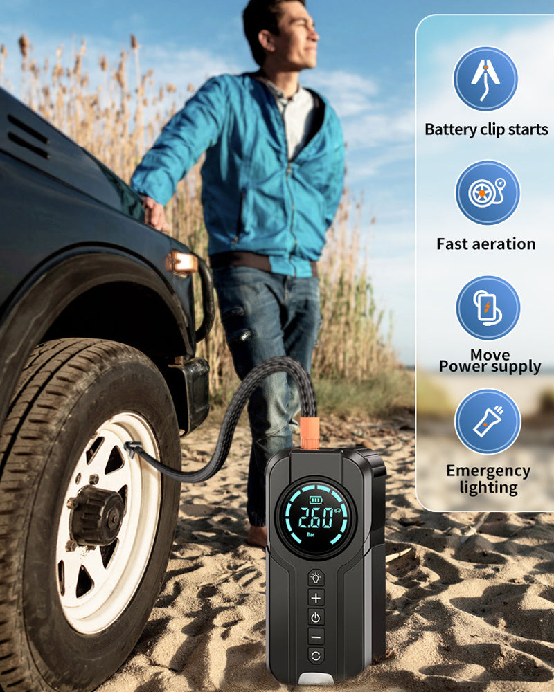 šODEIUM⢠Smart Multipurpose Air Compressor - Jump Starters - Battery Charging Systems