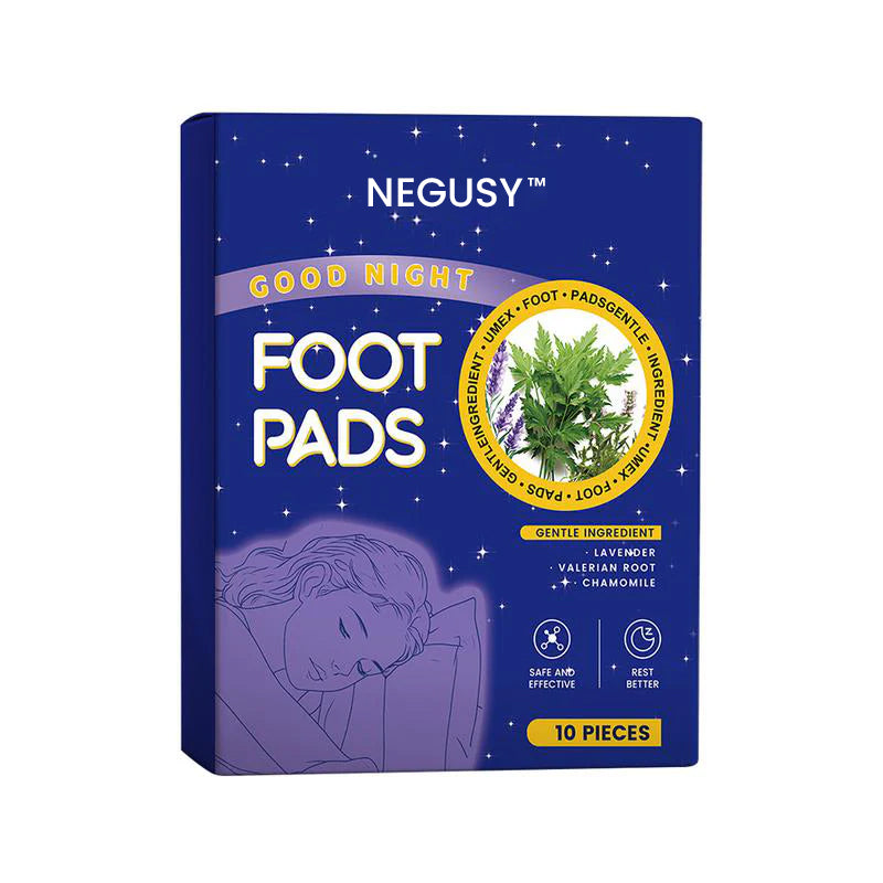 NEGUSY™ Deep Relaxing Foot Patches – Soothe Tired Feet, Relieve Stress, Promote Relaxation & Better Sleep