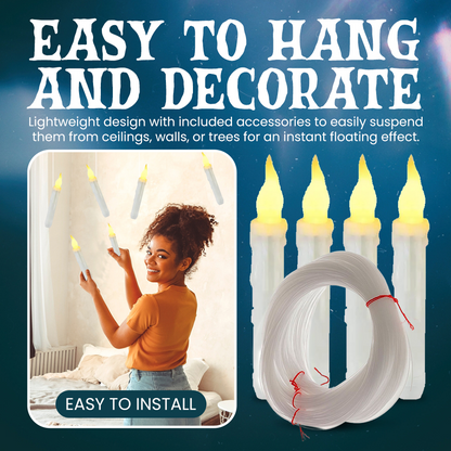 Halloween Floating Flameless Candle