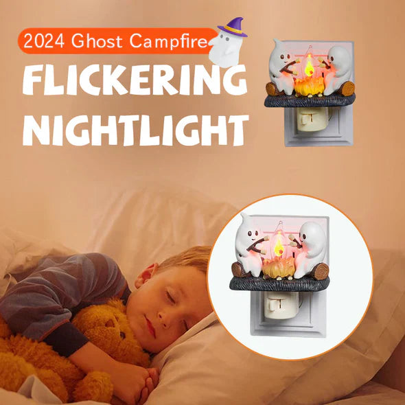 2024 Ghost Campfire Flickering Nightlight✨🔥👻