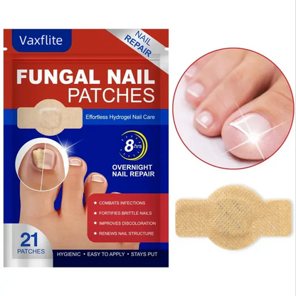 Fungal Nail Patches, 21pcs/box Nail Health Care Patches, Nail Fungus Care Patches, Suitable for Solving Fungal Nails and Other Nail Problems, Nail Supplies, Daily Care Nails Kit Set