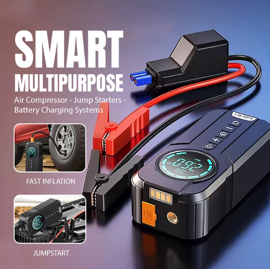 🚗ODEIUM™ Smart Multipurpose Air Compressor - Jump Starters - Battery Charging Systems