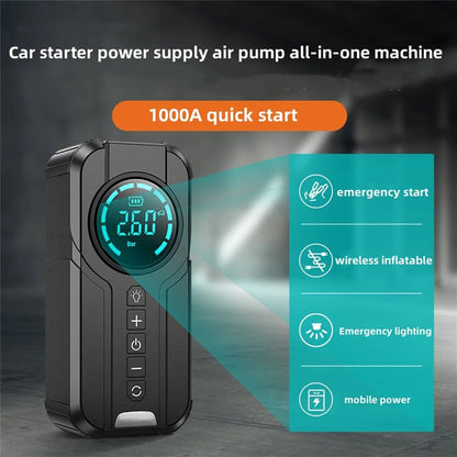 🚗ODEIUM™ Smart Multipurpose Air Compressor - Jump Starters - Battery Charging Systems