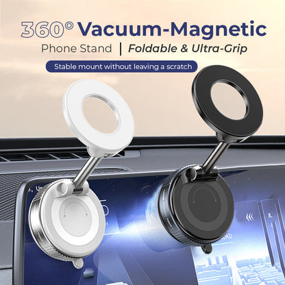 360° Vacuum-Magnetic Phone Stand | Foldable & Ultra-Grip