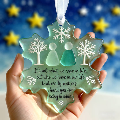 🌊Ocean-Inspired Glass Charm Decor❄✨ Handcrafted Treasures from Nature!