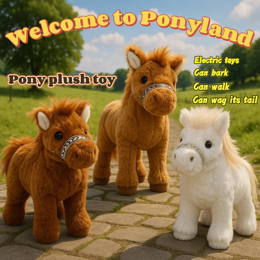 🐎Ponyland-The Life-Like Robot Pony That Walks, Barks, and Wags Its Tail