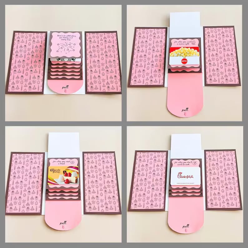 🏆Limited Time Offer⚡ 50K+ SOLD! Almost Gone - 🎁Handcrafted Holiday Gift Card Organizer!