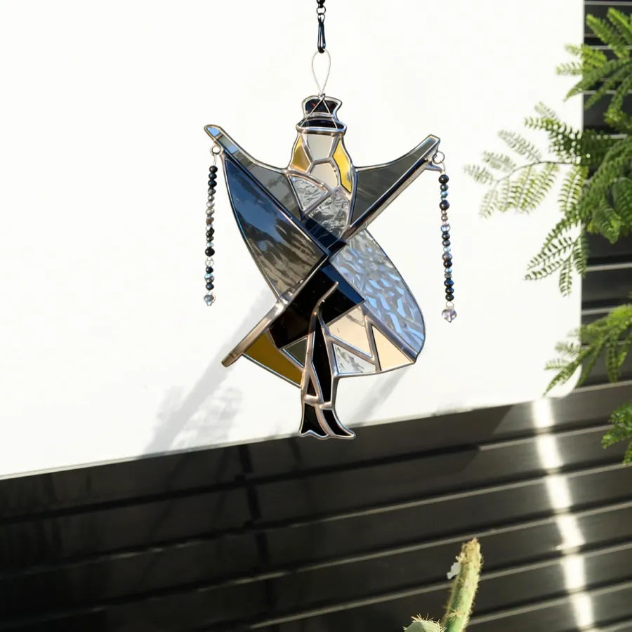 🔥LAST DAY 59% OFF -💃🤘 Handmade Stained Glass Spinner