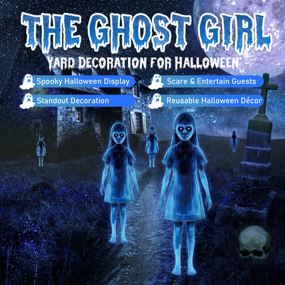 🔥 Last Day 50% OFF 🔥 👻Girl Ghost Courtyard Decoration for Halloween👻