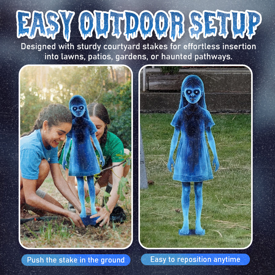 🔥 Last Day 50% OFF 🔥 👻Girl Ghost Courtyard Decoration for Halloween👻