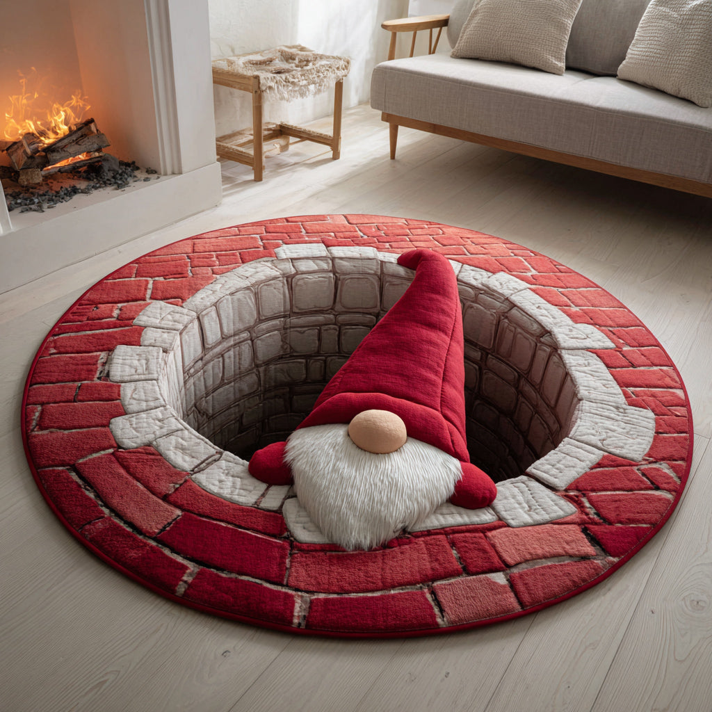 Magic Gnome Quilted Round Mat