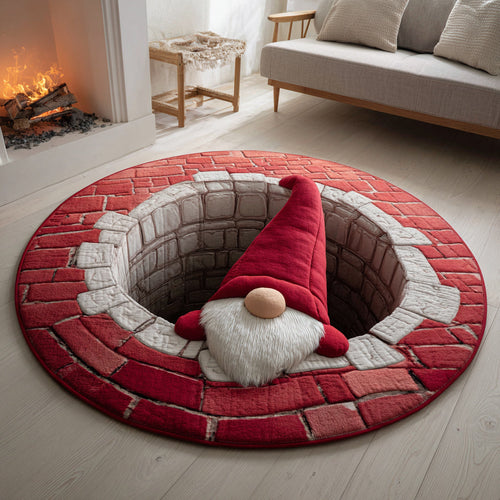 Magic Gnome Quilted Round Mat