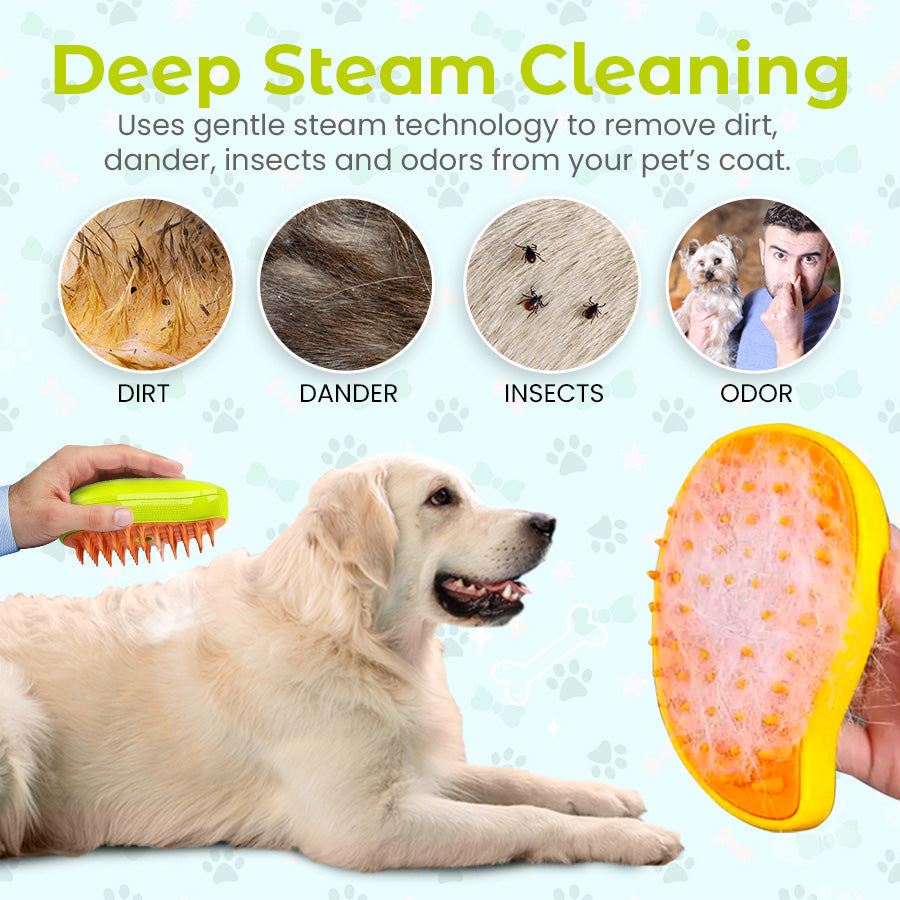 Seurico™ Multi-Functional Pet Steam Brush