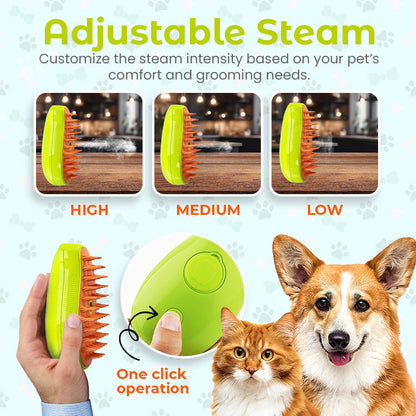 Seurico™ Multi-Functional Pet Steam Brush