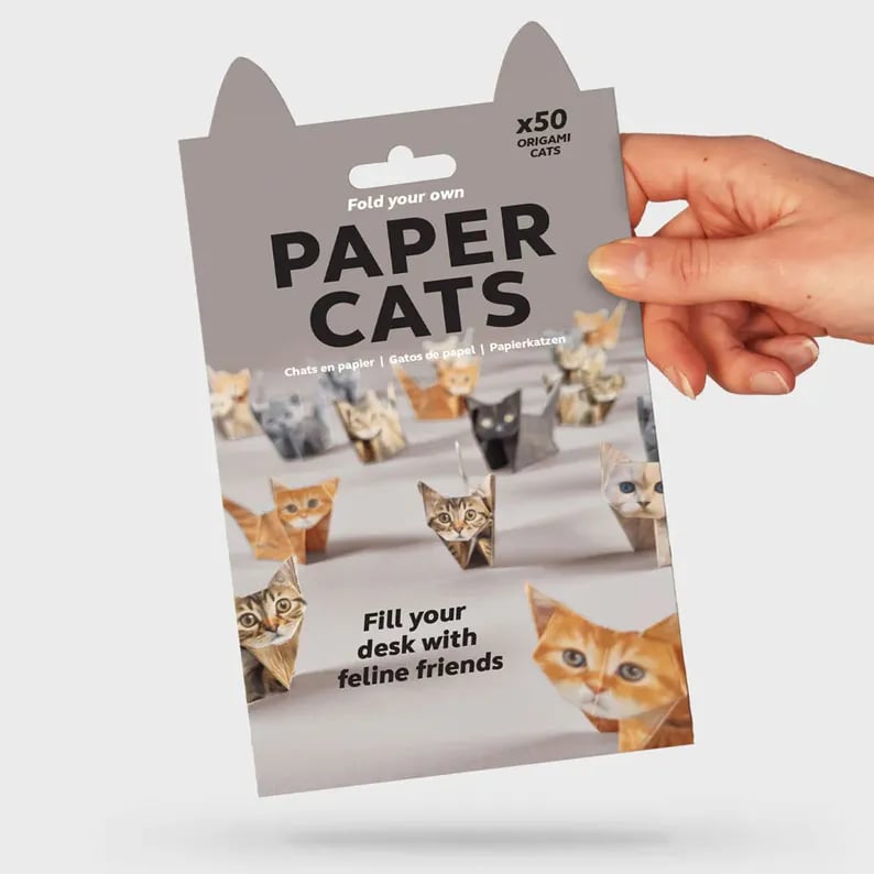 ✨Easy DIY Paper Cats Kit | Guided Lines & Instructions Included