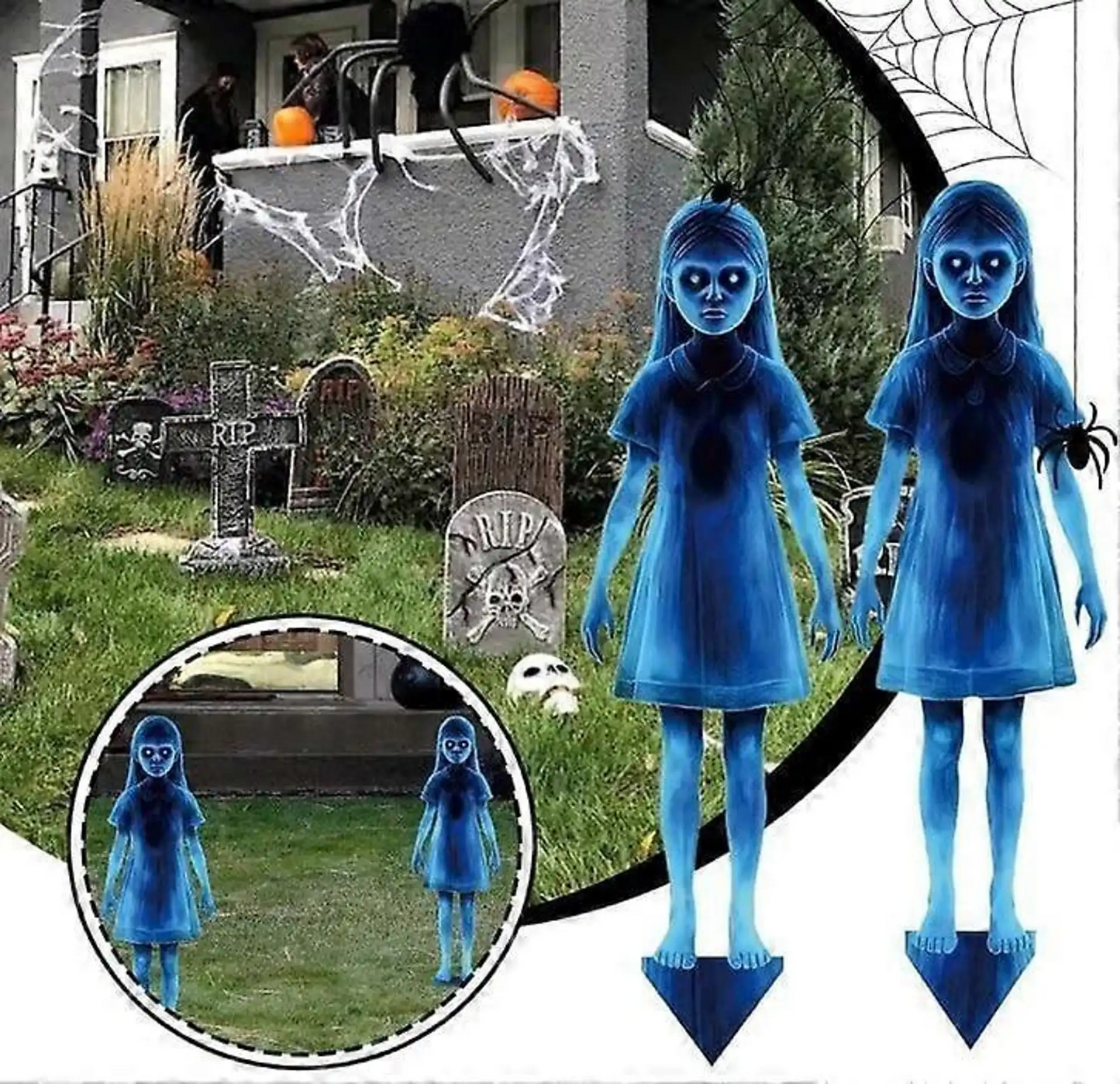 🔥 Last Day 50% OFF 🔥 👻Girl Ghost Courtyard Decoration for Halloween👻