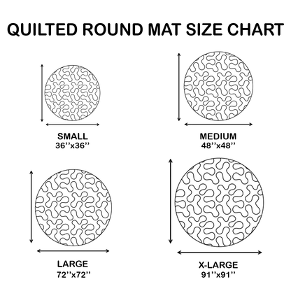 Magic Gnome Quilted Round Mat