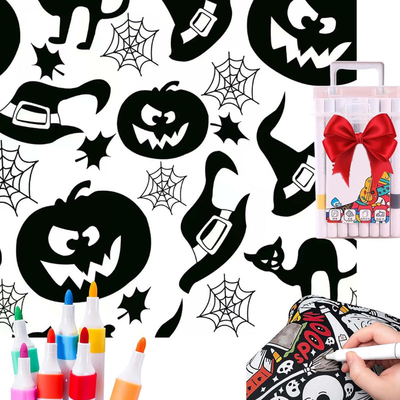 ⏳🎄Christmas Sale 49% OFF!!🎁🎨✨DIY Coloring Blanket With Markers