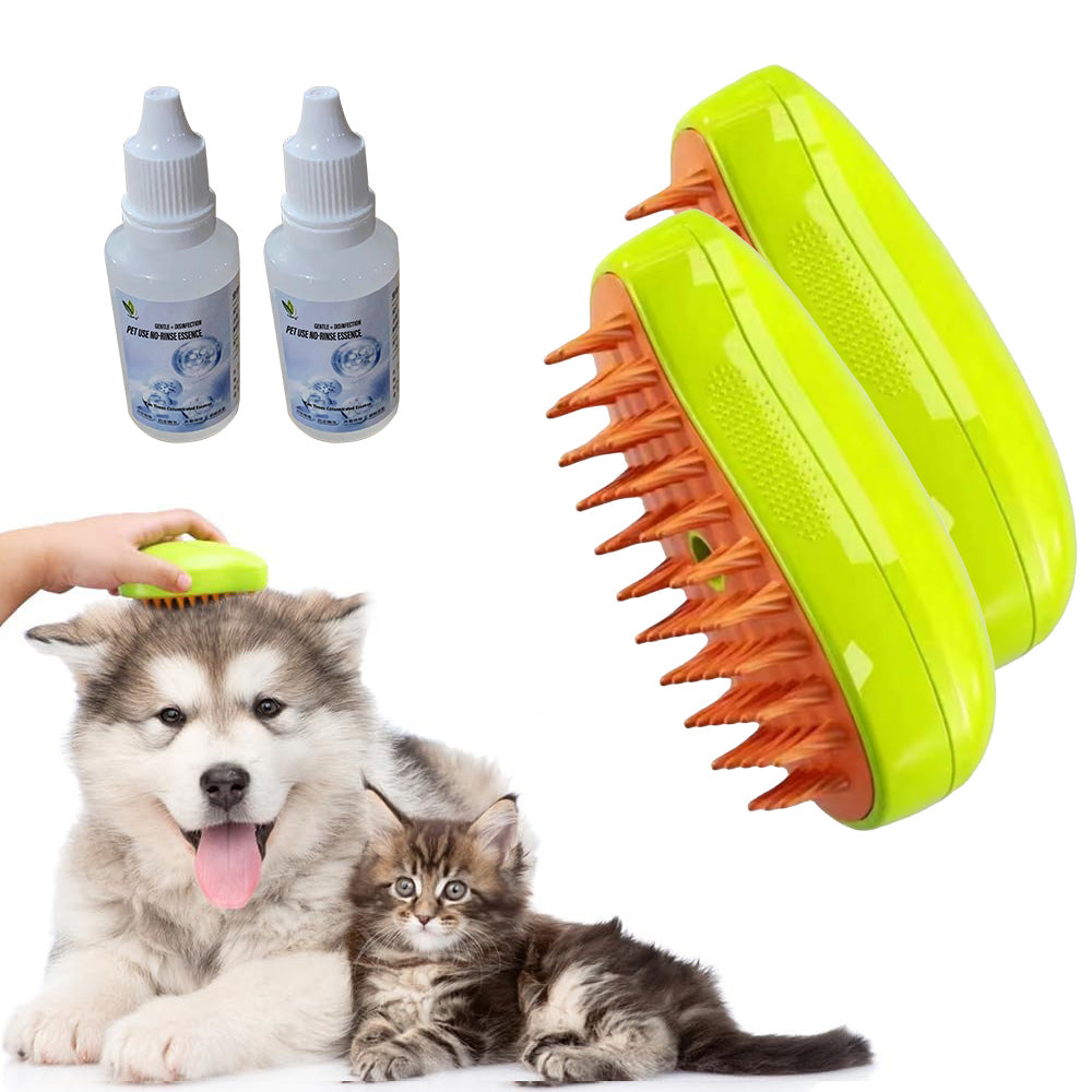 Seurico™ Patented Exclusive Rechargeable Steam Pet Brush