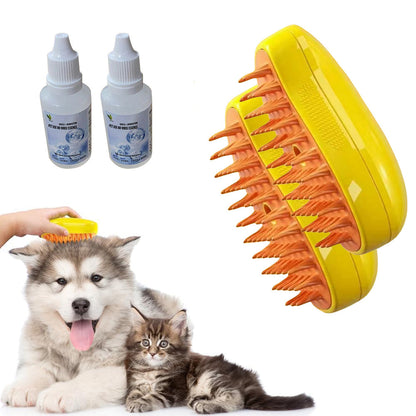 Seurico™ Patented Exclusive Rechargeable Steam Pet Brush