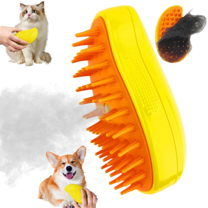 Seurico™ Patented Exclusive Rechargeable Steam Pet Brush