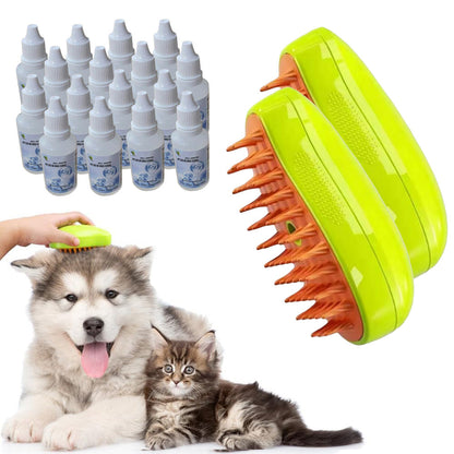 Seurico™ Patented Exclusive Rechargeable Steam Pet Brush