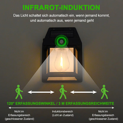 Solar Wolfram Wandleuchte f??r den Au??enbereich