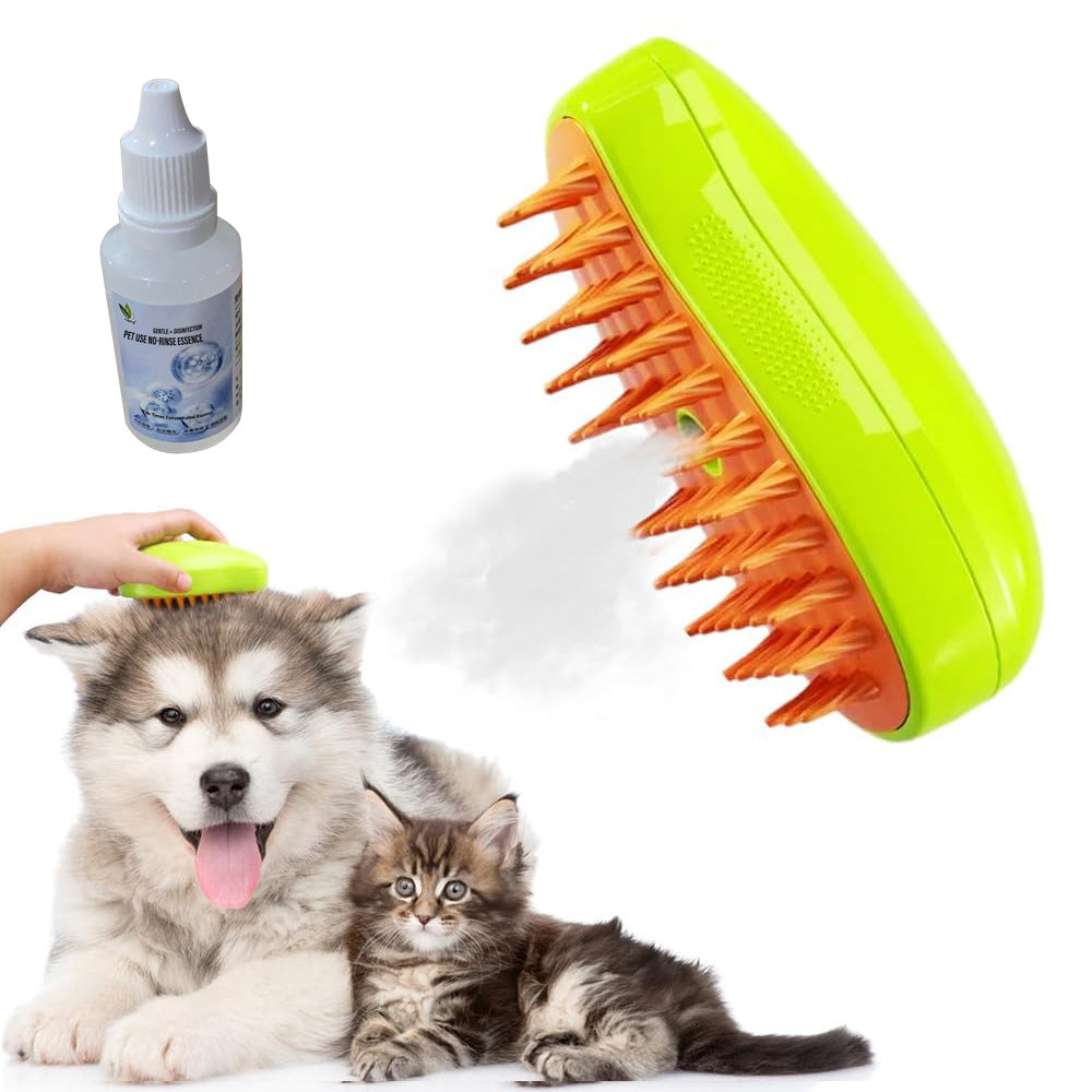 Seurico™ Patented Exclusive Rechargeable Steam Pet Brush