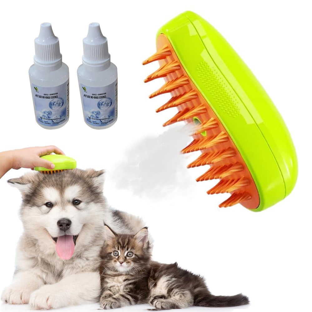 Seurico™ Patented Exclusive Rechargeable Steam Pet Brush