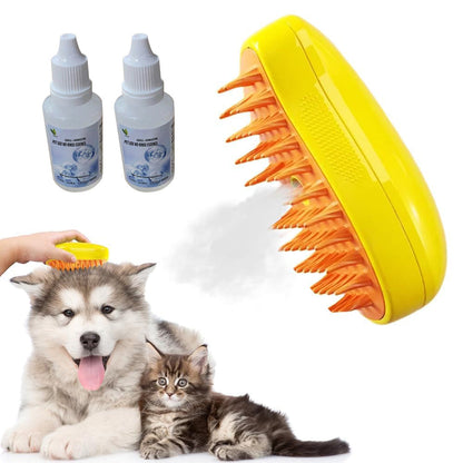 Seurico™ Patented Exclusive Rechargeable Steam Pet Brush