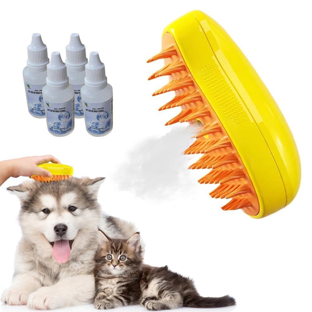 Seurico™ Patented Exclusive Rechargeable Steam Pet Brush