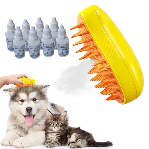 Seurico™ Patented Exclusive Rechargeable Steam Pet Brush